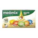 Medimix Ayurvedic Skinfit Bathing Soaps 125G Pack Of 5Shop For Healthy Protected Skin Cool Fresh Skin Soft Supple Skin Radiant Skin Glowing SkinParabenFree SulphateFree100 Vegan
