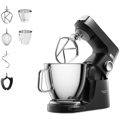 Kenwood Titanium Chef Baker XL Stand Mixer KVL85.004BK, Includes 5L and 7L Stainless...