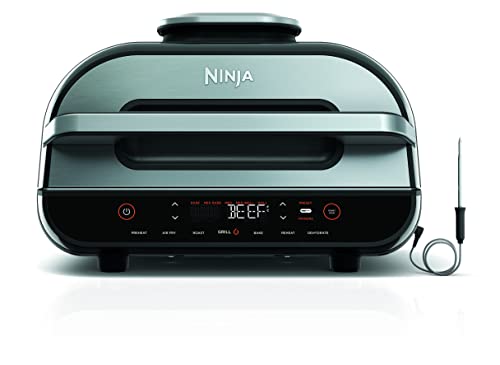 Ninja Foodi Smart XL Grill & Air Fryer, Multi-Functional Includes Cooking Pot & Crisper...