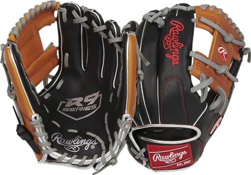 Rawlings | R9 CONTOUR Baseball Glove | 11.25" | Pro I-Web | Right Hand Throw
