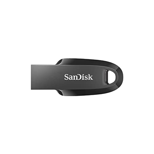 SANDISK Ultra Curve 64GB, USB 3.2, Flash Drive, 100MB/s R, Pendrive, Black (SDCZ550-064G-I35)