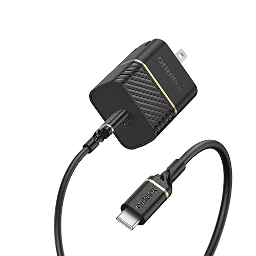 OtterBox Wall Charger USB-C,2...SB C-C 1M Cable- BLACK SHIMMER