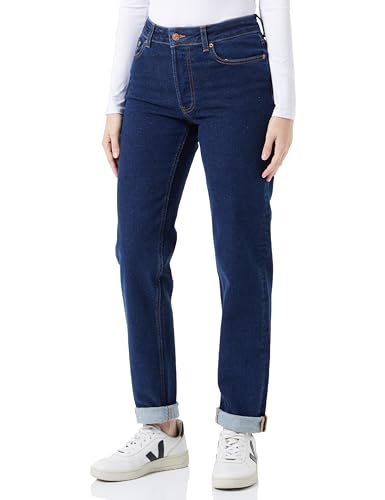 (-62%) Jack & Jones Damen Jxseoul Straight Mw Rc3001 Rcy Noos Hose, Dark Blue Denim, 27W / 32L
