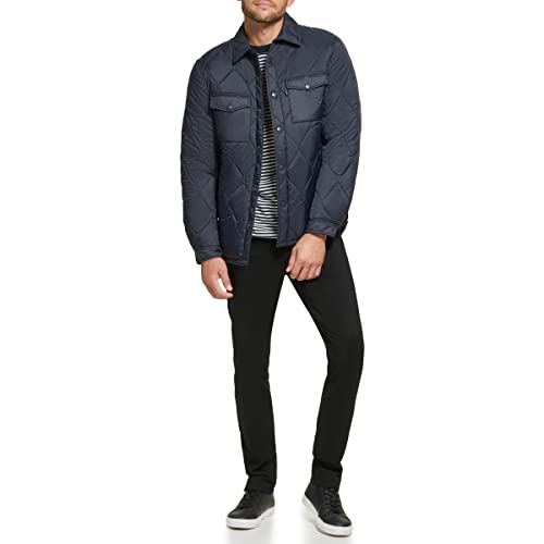 Calvin Klein mens OUTERWEAR Jacket,Navy,Large