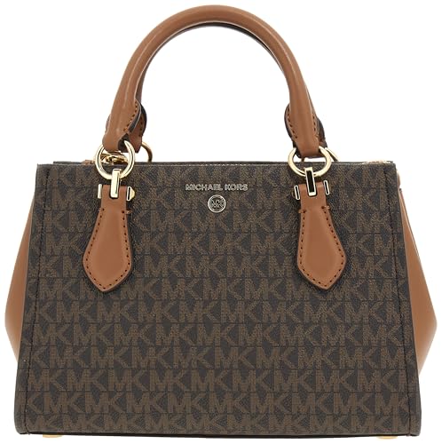 Michael Kors Marilyn Small Crossbody Bag, Gold-Tone Hardware/Brown/Acorn