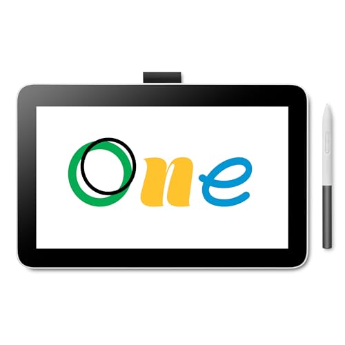 Wacom One 12 Drawing Tablet with Screen, 11.6" HD Full-Laminated Digital Art Tablet with Creative Software and Training, Graphics Drawing Pad for Mac, Windows PC, Chromebook