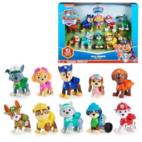 (-42%) PAW PATROL Action Pups Geschenkset mit 10 Hundefiguren, ab 3 Jahre