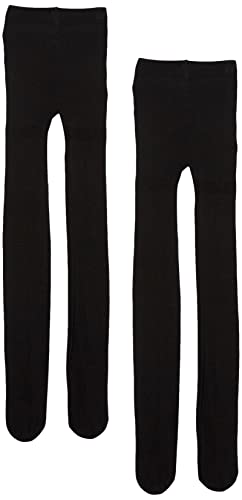 The Children's Place Girls 2-pack Tights, Black -2 Pack, 6-7 US