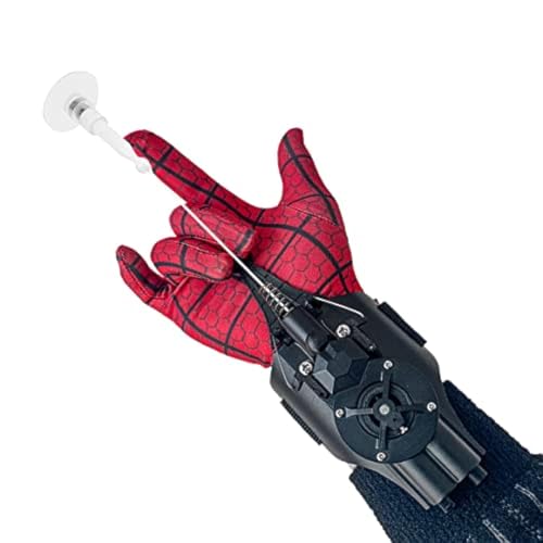 SUIZU Web Shooters, Spider Silk Launcher for Kids - USB Charging, Rope Launcher - Can Grab Small Objects