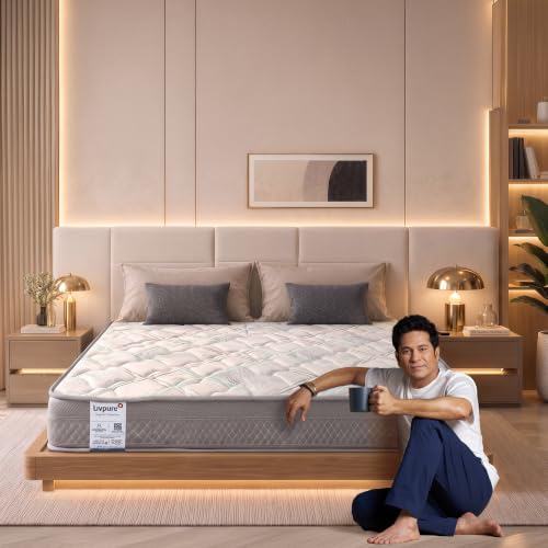 Livpure Smart Ortho CURVX Memory Foam Orthopedic Mattress| ﻿Single 72x36x6 | Medium Firm with Back Support|5D SleepTech Crafted Zones|Premium Quilted 