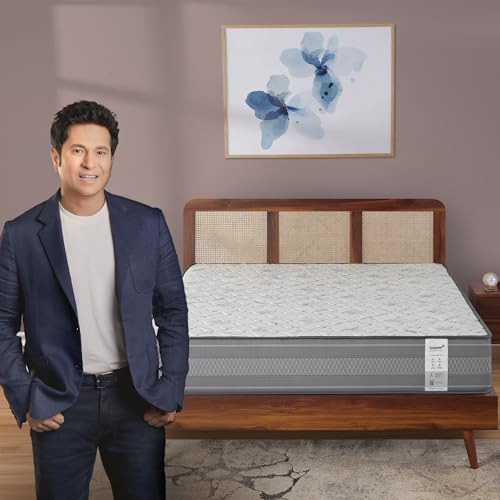 Livpure Smart Ortho CURVX Memory and Curved Orthopaedic Mattress | 5D SleepTech Crafted Zones | ComfortScience US Tech Foam | High GSM Neon Washable F