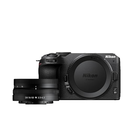 Nikon Z 30 with Wide-Angle Zoom Lens | Our most compact, lightweight mirrorless stills/video camera with 16-50mm zoom lens | Nikon USA Model