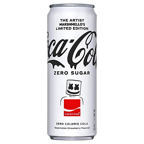 コカコーラ社製のお気に入り飲み物・人気投票ランキング　19位　コカコーラ ゼロシュガー THE ARTIST MARSHMELLO’S LIMITED EDITIの画像