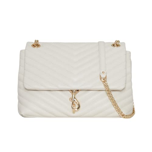 Rebecca Minkoff Edie Flap Shoulder Bag, Pearl