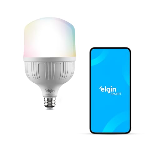 Lâmpada LED Smart Elgin 30W Compatível com Alexa e Google Ho...