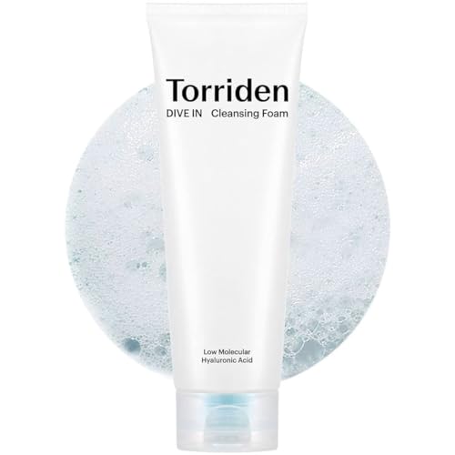 Torriden DIVE IN Cleansing Foam Face Wash 150ml (5.07 fl.oz.) | Hydrating Daily Facial Cleanser for All and Sensitive Skin | Hyaluronic Acid, Pantheno