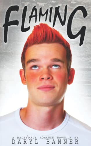 Flaming book cover