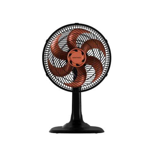 Ventilador Mesa Turbo Bronze Premium 6 Pás 30cm 220V, Ventisol | Classificação A em consumo de energia