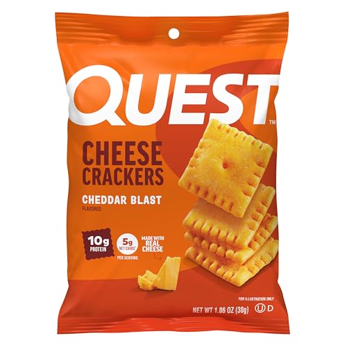 Nutrition Cheese Crackers 10g Protein 5g Net Carbs Made With Real