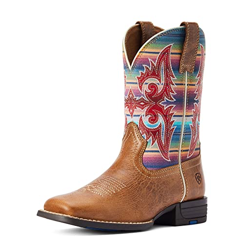 ARIAT BMVY9 Lonestar Western Boot Ridge Tan/Old Muted Serape 4