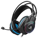 Zebronics Jet Premium Wired Gaming On Ear Headphone with LED