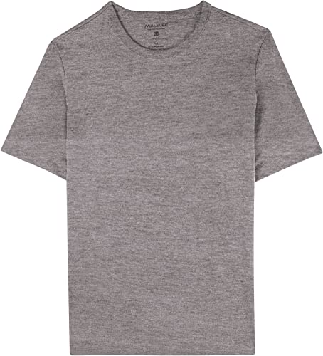 Camiseta, Masculina Meia Malha Plus, Malwee, Cinza Escuro, G3, Masculino
