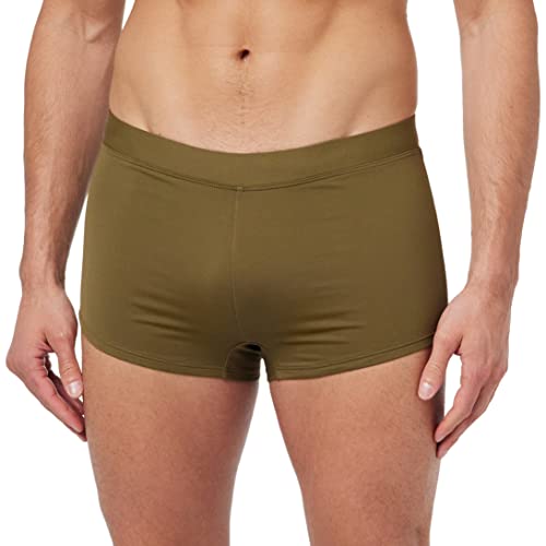 🔥 SELTEN SO GÜNSTIG (-77%) Calvin Klein Herren Boxershorts Trunk mit Stretch, Grün (Brown Olive), S