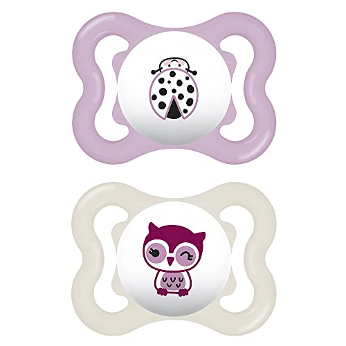 Chupeta MAM Supreme 0 a 6 Meses - Embalagem DUPLA - Rosa