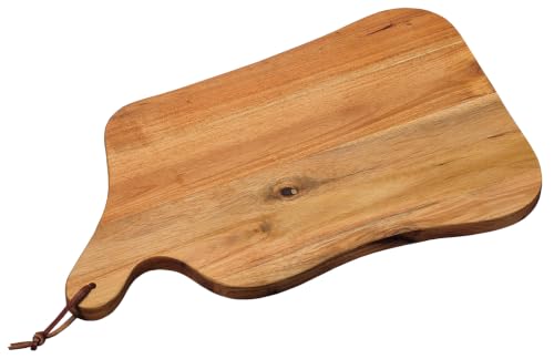 (-35%) KESPER | Schneid- und Servierbrett, Material: Akazienholz, Maße: 42,5 x 25 x 1,5 cm, Farbe: Braun, Natur | 28612