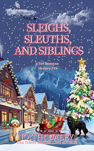 Sleighs, Sleuths, and Siblings cover