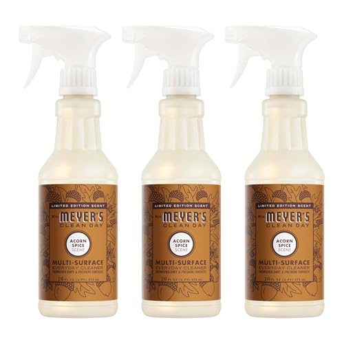 MRS. MEYER'S CLEAN DAY All-Purpose Cleaner Spray, Limited Edition Acorn Spice, 16 fl. oz - Pack of 3