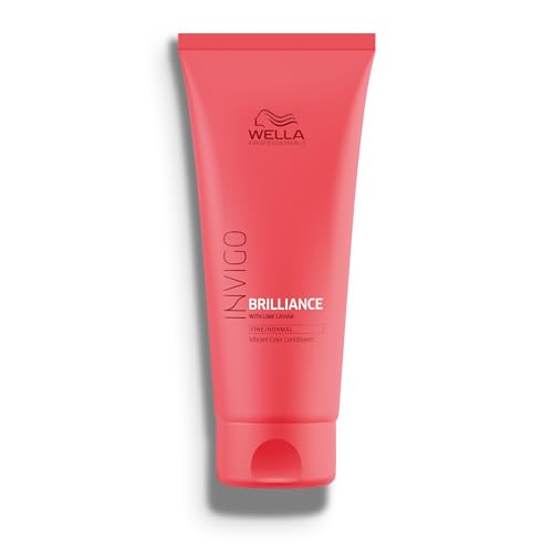 Wella Professionals Invigo Brilliance Conditioner | For Fine/Normal Colored Hair | Intense Color Protection & Maintains Vibrancy | 8.4 Fl Oz