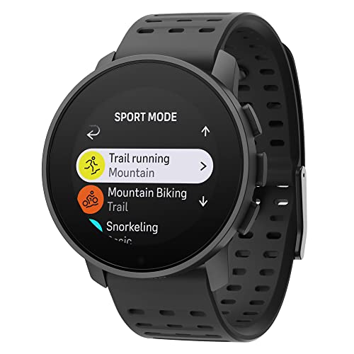 SUUNTO 9 Peak Pro GPS Sports Watch, Up to 30 Days Long Battery Life, 95+ Multisport Watch w/Training Workout Analysis,Advanced Health & Recovery Support, Wrist Heart-Rate Measurement, Black