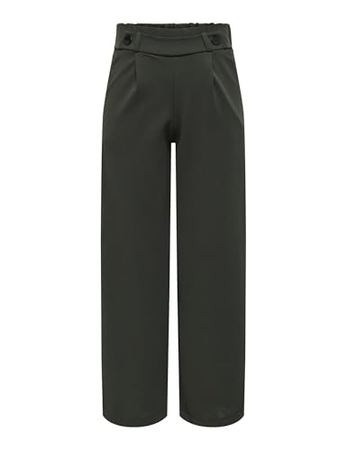 (-33%) JdY Damen Jdygeggo New Long Pant Jrs Noos Hose, Peat/Detail:black Buttons, XS / 34L EU
