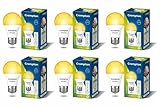 Crompton Dyna Ray 9W Round E27 LED Warm White Pack of 6