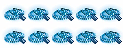 Crompton 25W LED Strip Light | 5 Meter Blue Light | Roll with 300 LEDs | 22 Lumens/LED | Bright & Energy Saving | Flexible Lighting | Without Driver |