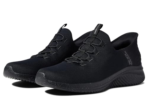 (-40%) Skechers Herren Ultra Flex 3.0 Right Away Slip-InTurnschuhe, Black Mesh/Trim, 40 EU