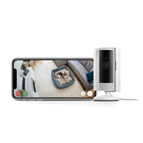 🔥 STARKER PREIS (-40%) Ring Innenkamera (Indoor Camera 2. Gen.) | Überwachungskamera für den Innenbereich | 1080p-HD-Video, Privatsphäre-Sichtschutz, WLAN, ideal für Haustiere | Mini Sicherheitskamera zur Selbstinstallation