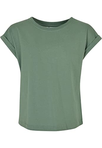 🔥 STARKER PREIS (-32%) Urban Classics Damen Essentials T-Shirt mit überschnittener Schulter 1/5er-Pack