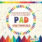 Drawing Pad For Toddlers 1-3: Square Blank Paper Journal For Drawing, Doodling, Writing & Sketching | Large Drawing Book 100 Pages