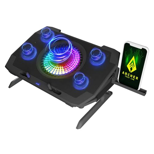 77% Off Archer Tech Lab RGB Gaming Laptop Cooling Pad Stand for ₹1849 (₹8140 MRP)