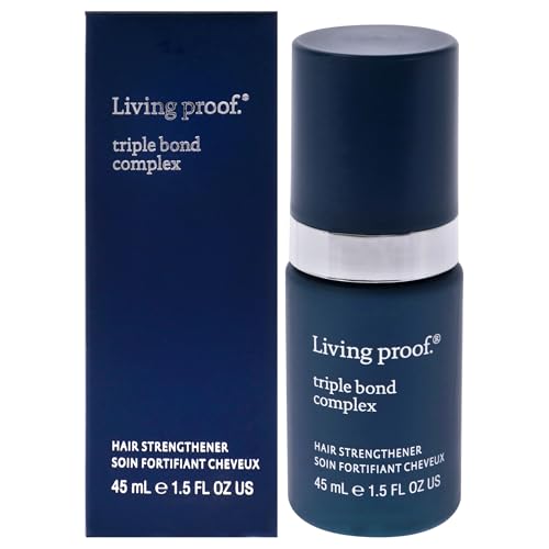 Living Proof Triple Bond Complex Leave-In Treatment and Hair Mask – Rebuilds Hair Structure, Repairs Damage, Heat Protection, Long-Lasting Results, 1.7 oz