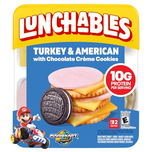 Lunchables Turkey & American with Chocolate Creme Cookies, 3.2 oz Pack