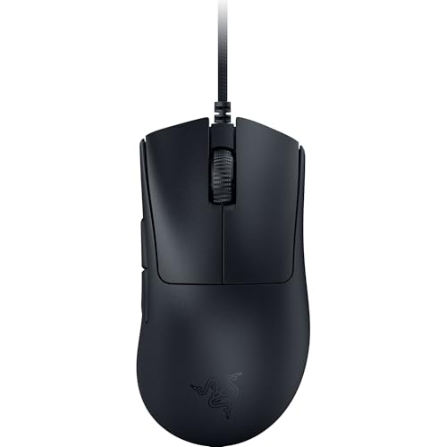 Razer DeathAdder V3 Wired Gaming Mouse: 59g Ultra Lightweight - Pro 30K Optical Sensor - Gen-3 Fast Switches - 8K Hz HyperPolling - 6 Programmable But