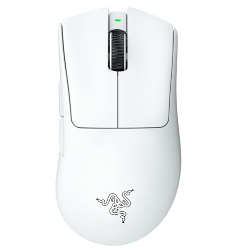 RazerDeathAdder V3 Pro Wireless Gaming Mouse: 64g Lightweight Ergonomic - 30K DPI Optical Sensor - Gen-3 Optical Switch