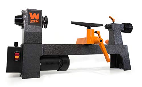 WEN LA3421 3.2-Amp 8" x 13" Variable Speed Mini Benchtop Wood Lathe