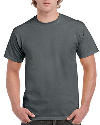 Gildan (G2000 Ultra Cotton Men's T-Shirt Charcoal, X-Large
