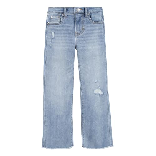 Levi's Girls' Wide Leg Jeans, Bauhaus Blues