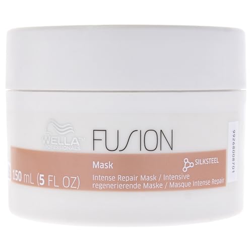 Wella Professionals Fusion Intense Repair Mask for Damaged Hair | Repairs, Strengthens & Protects Against Breakage for Smooth, Silky Hair | 5.07 Fl Oz
