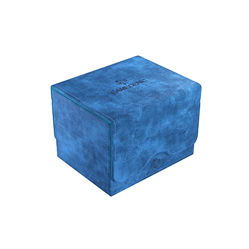 GameGenic Deck Box – Sidekick XL Blue 100CT – Durable and Sturdy TCG, OCG, CCG Card Storage – Compatible with Pokemon, Yugioh, Commander, and MTG Magic: The Gathering Cards